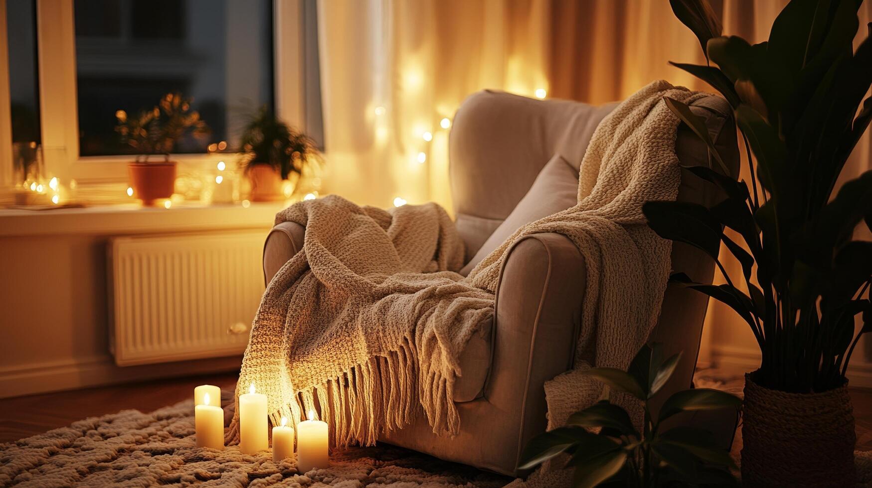 Cozy Evening in a Warm Home photo