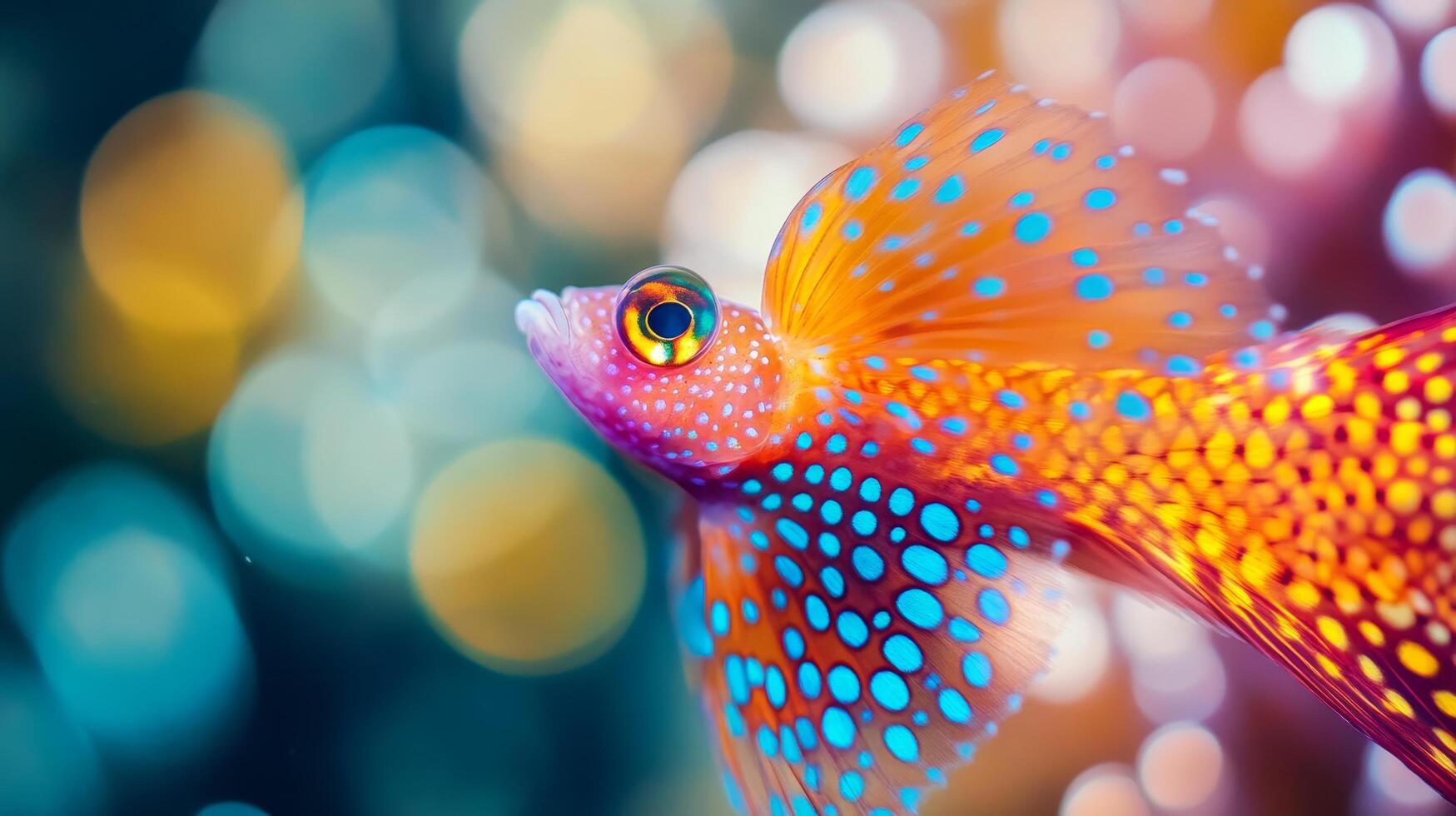 Stunning Underwater Fish with Vibrant Colors photo