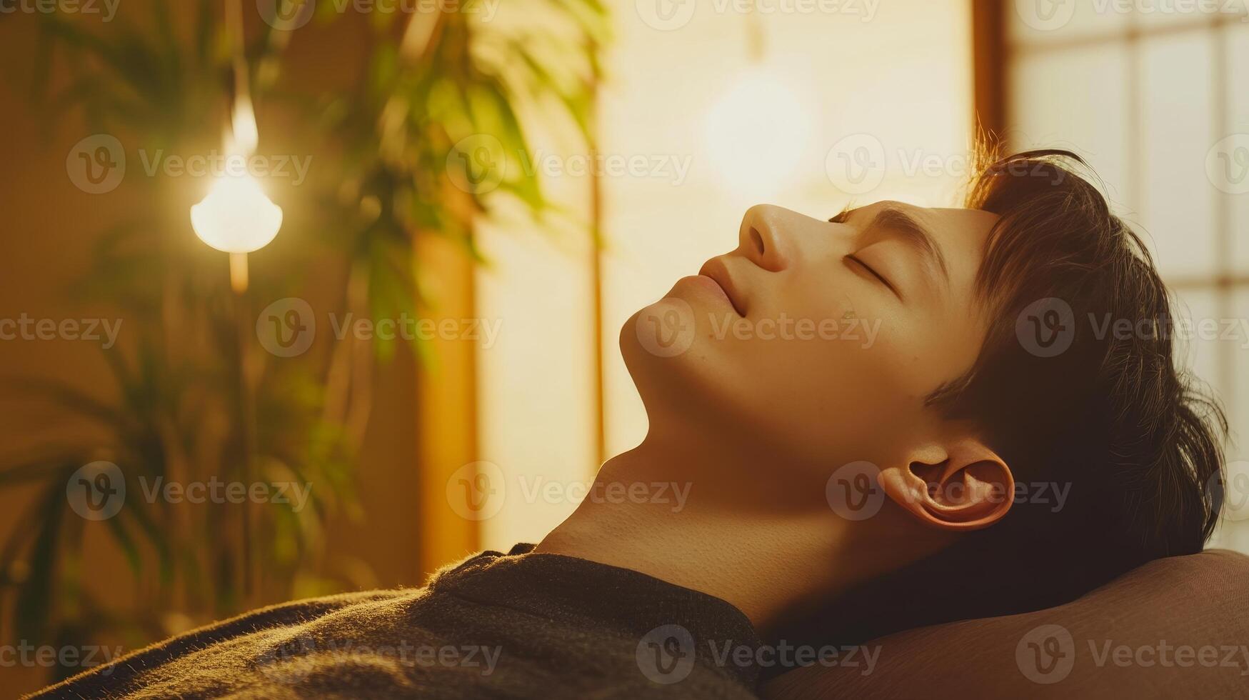 Peaceful Tranquility A Moment of Serene Rest photo