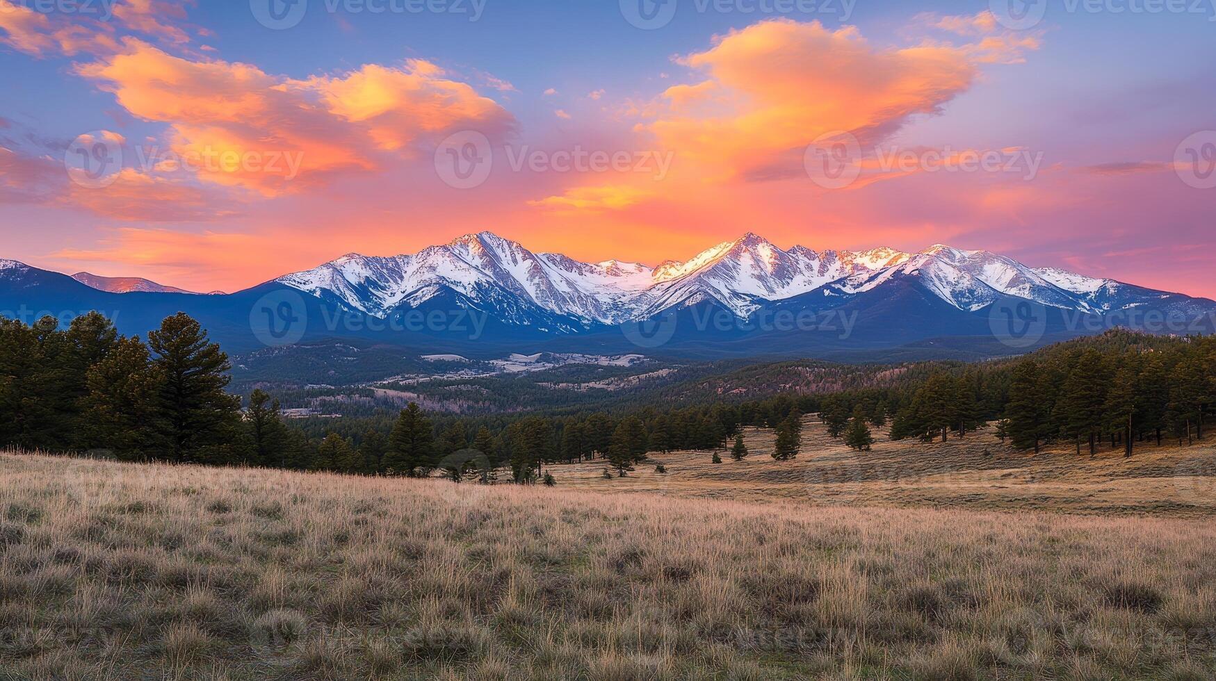 Breathtaking Mountain Reflections at Dawns First Light photo