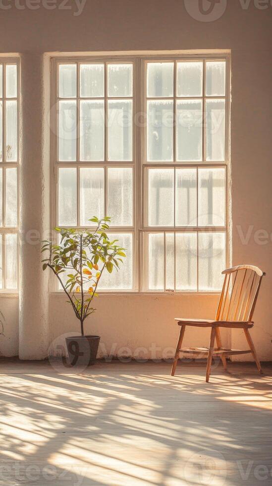A Minimalist Interior with Plant photo