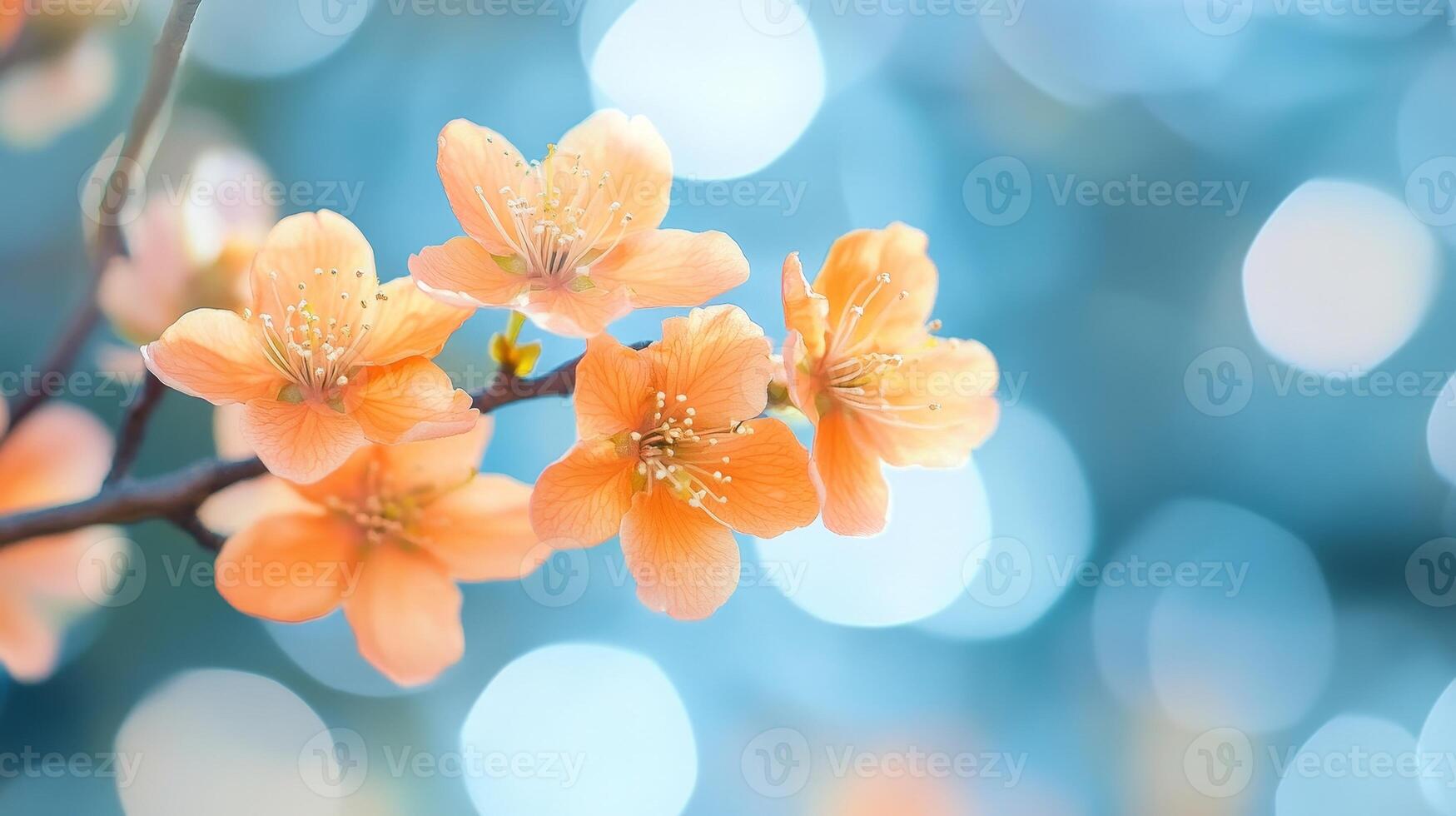 Stunning Orange Blossoms in Springtime photo