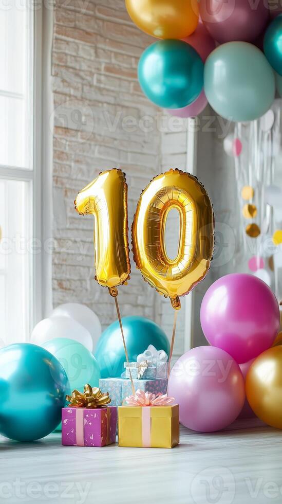 Ten Years of Joyful Celebration Festive Decorations photo