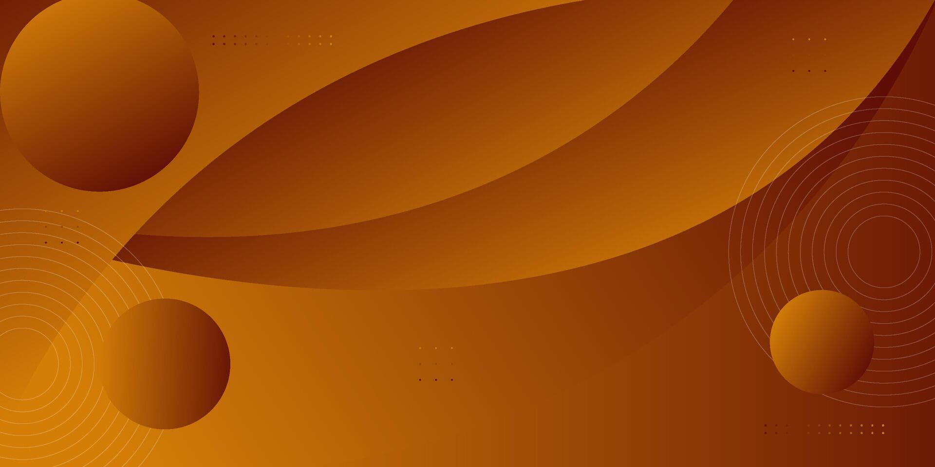 Premium colorful wavy abstract background with orange gradient color on the background. Eps10 vector