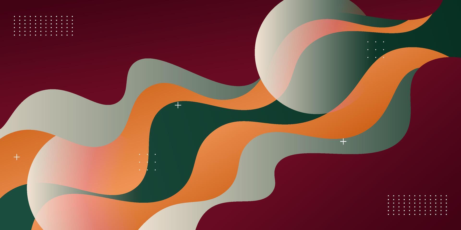 Abstract background with colorful geometric shapes. Trendy gradient geometric wave pattern background texture. eps10 vector