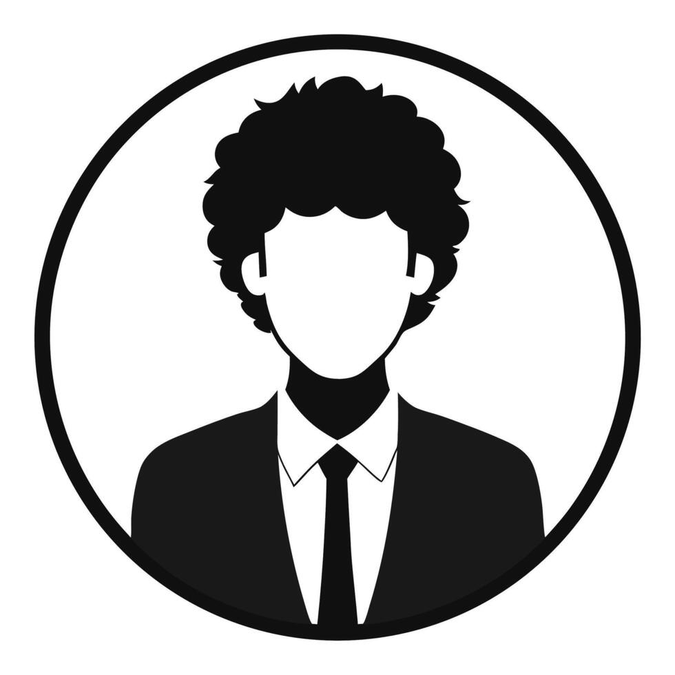 Stylish black avatar icon pack displaying male and female profiles in minimalist design for websites social media and digital identity projects vector