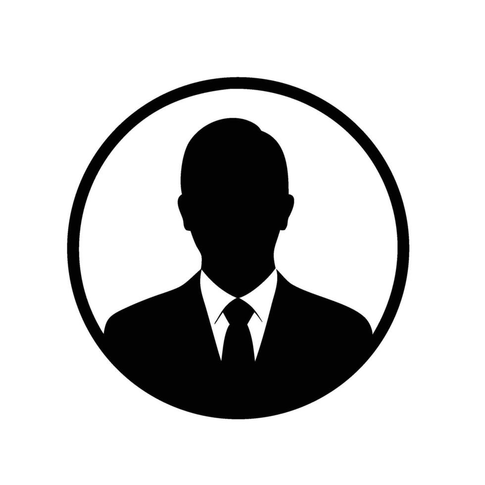 User icon pack with male and female avatars in modern flat silhouette and outline format suitable for UI design social networks and digital identity vector