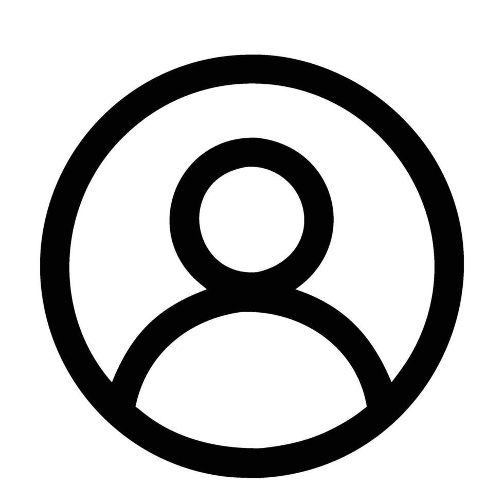 Clean black avatar icons in silhouette and outline showing male and female users created for corporate branding social apps and UI projects vector