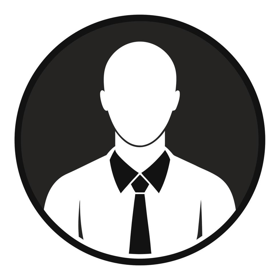 Flat design male and female avatar icon collection in black silhouette and outline styles crafted for social media websites and corporate identity projects vector