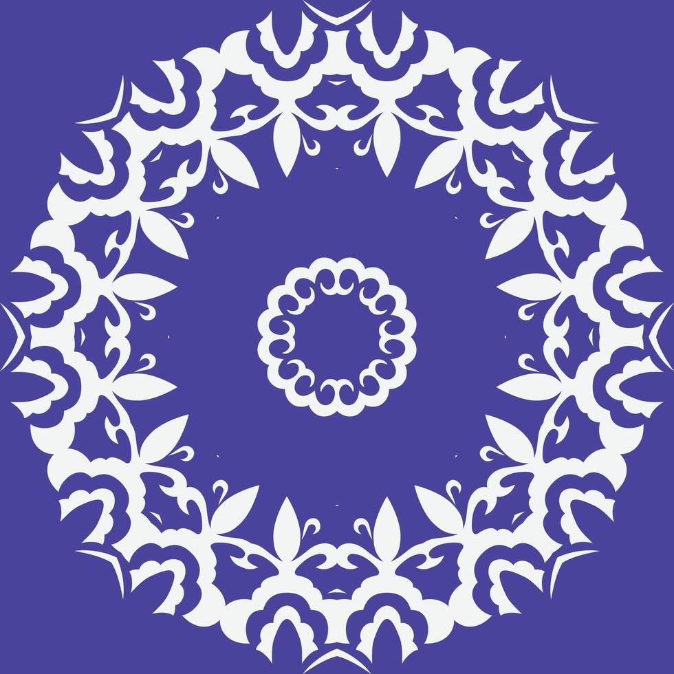 Damask Patterns Nordic Floral Arabic Pattern Folk Embroidery, Aztec Ornament Print. Design for Carpet, Wallpaper, Clothing, Wrapping, Fabric vector