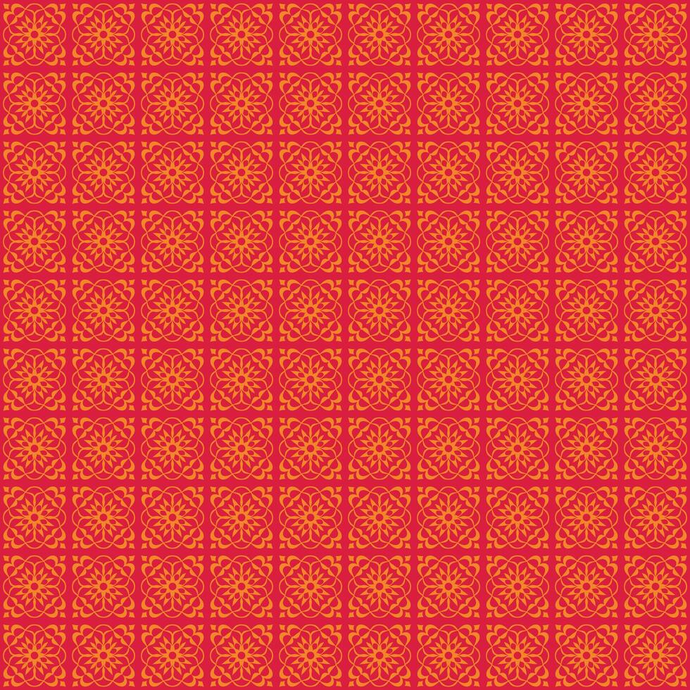 A red and yellow pattern background vector