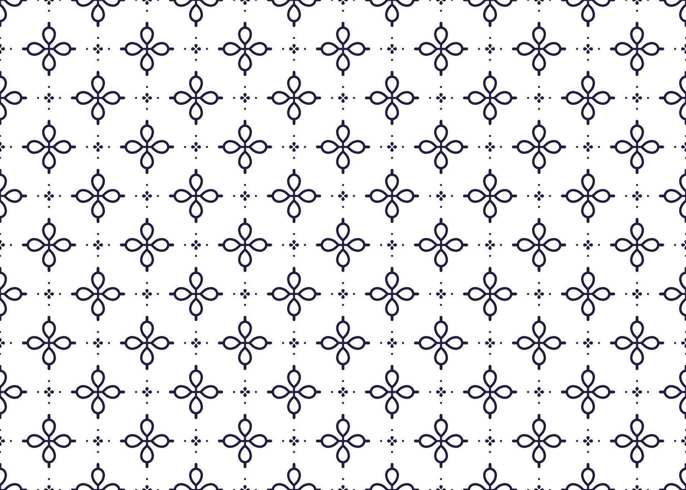 Symbol fioral ethnic fabric seamless pattern, line design, design for cloth, carpet, batik, wallpaper, wrapping etc. vector