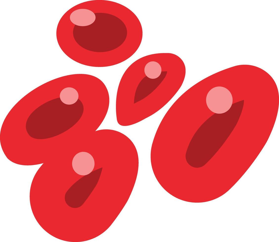 Medical Blood Donor Icon in Flat Design vector