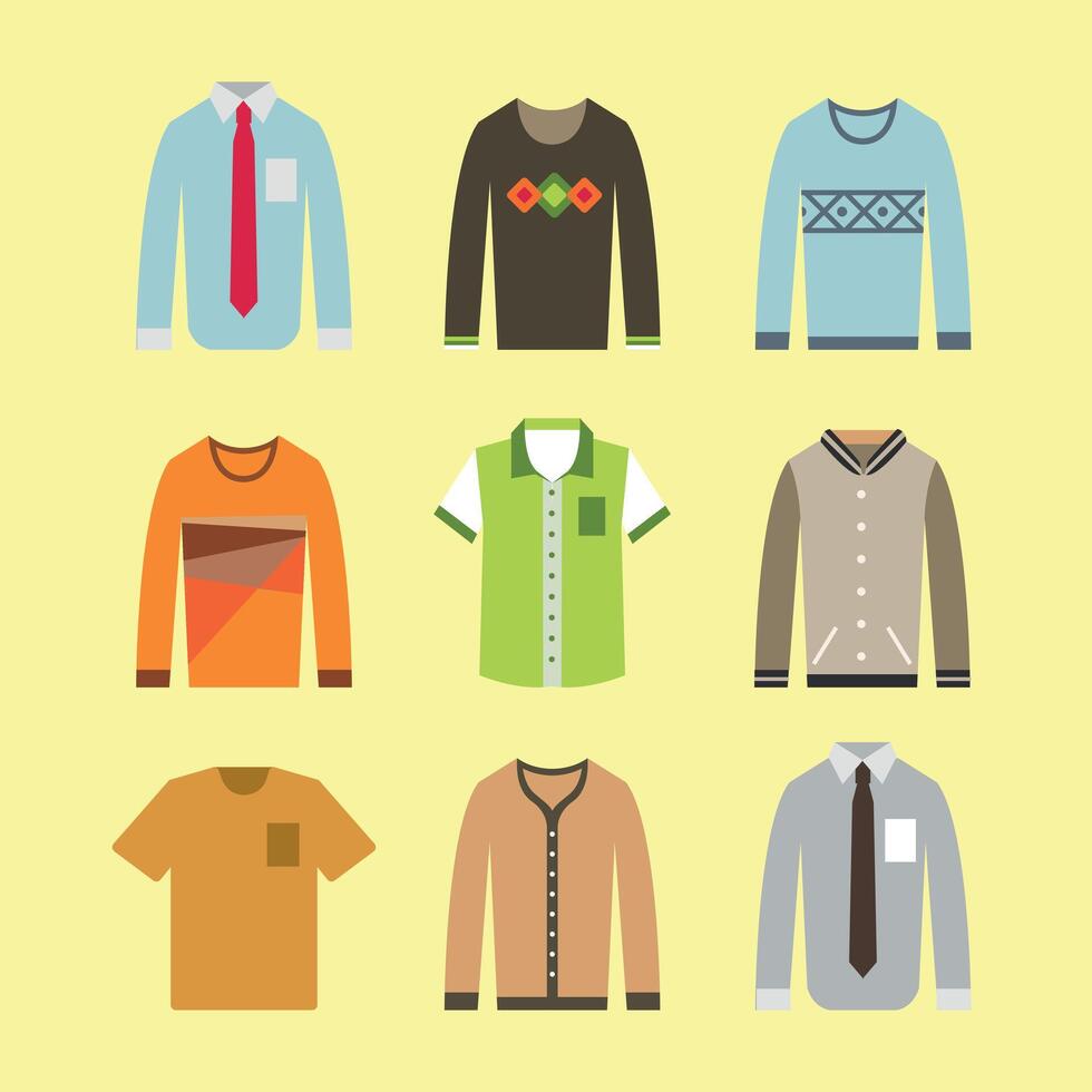 Comfort Meets Style Versatile Garment Collection vector