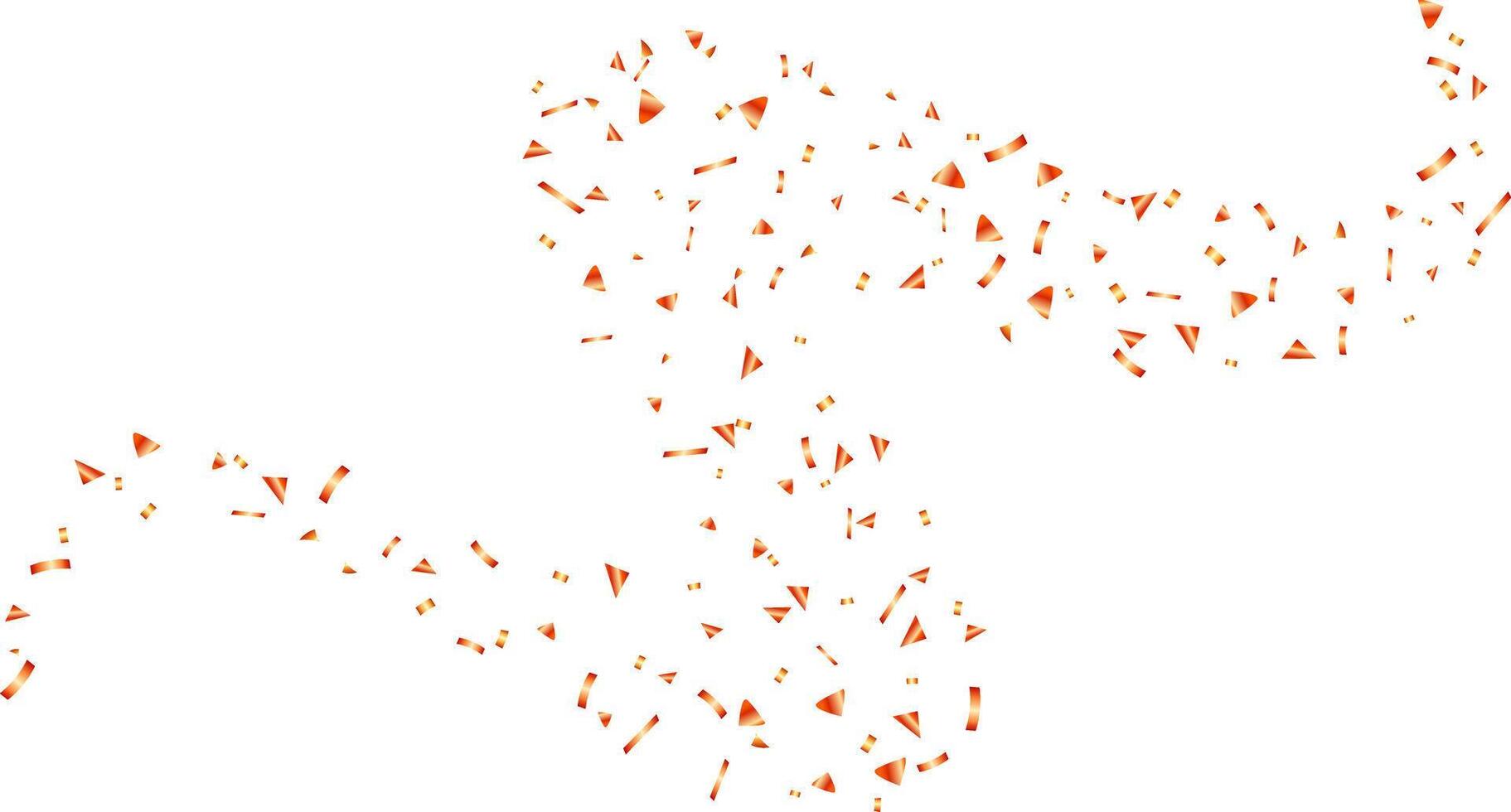 Glitter shiny orange with curve swirl line illustration on transparent background vector