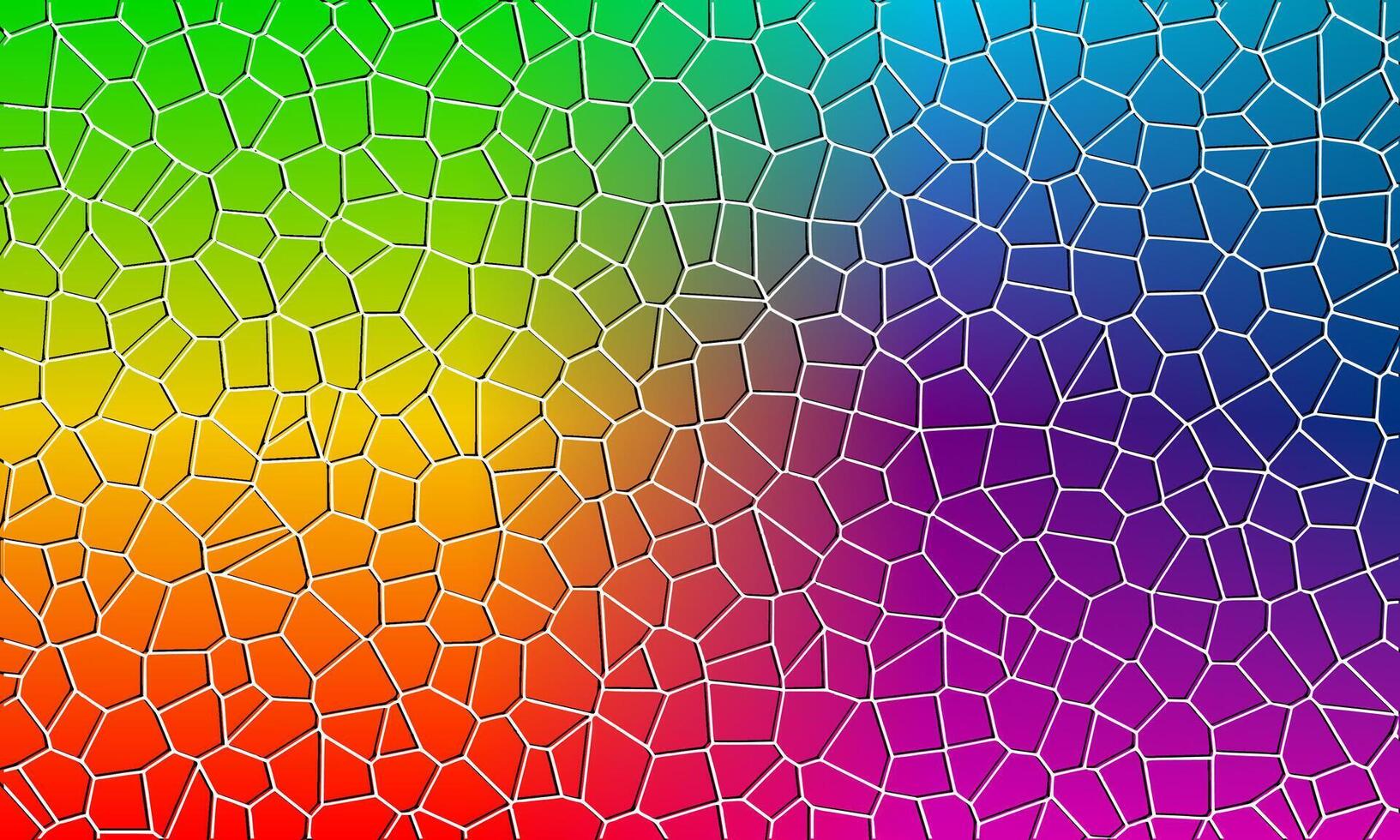 Color Gradien With Broken Glass Effect Background vector