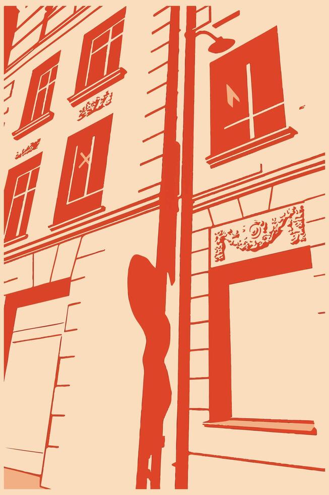 Classic Building Spot vector