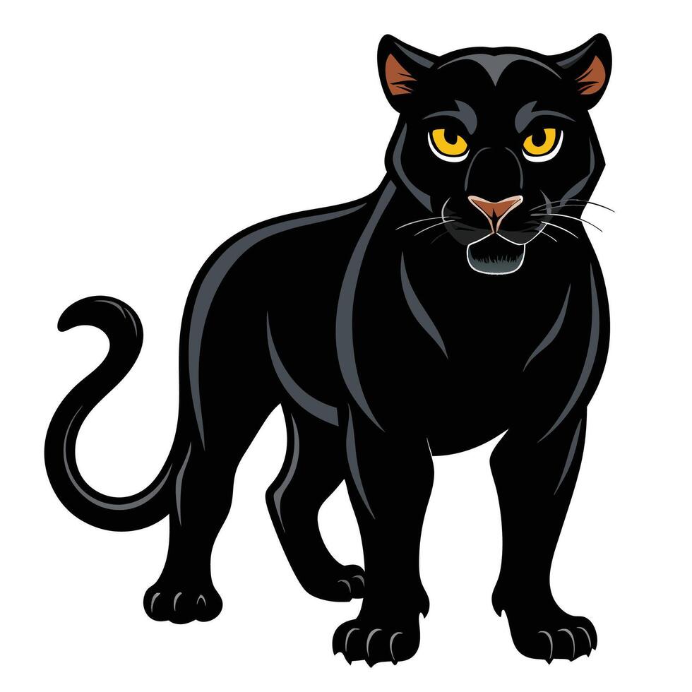 Black Wild Animal vector