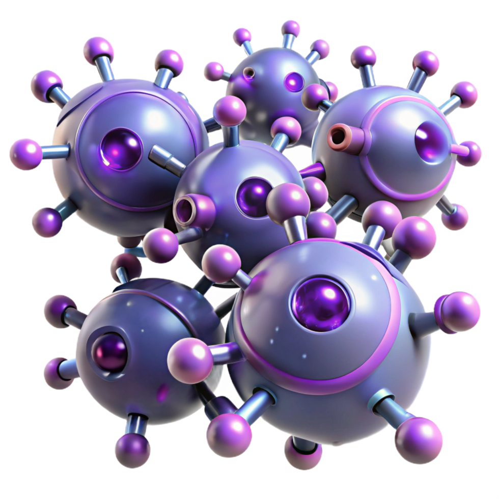 breathtaking quintessential Medical nanobot swarm, microscopic, glowing, NO BACKGROUND with Transparent Background. png