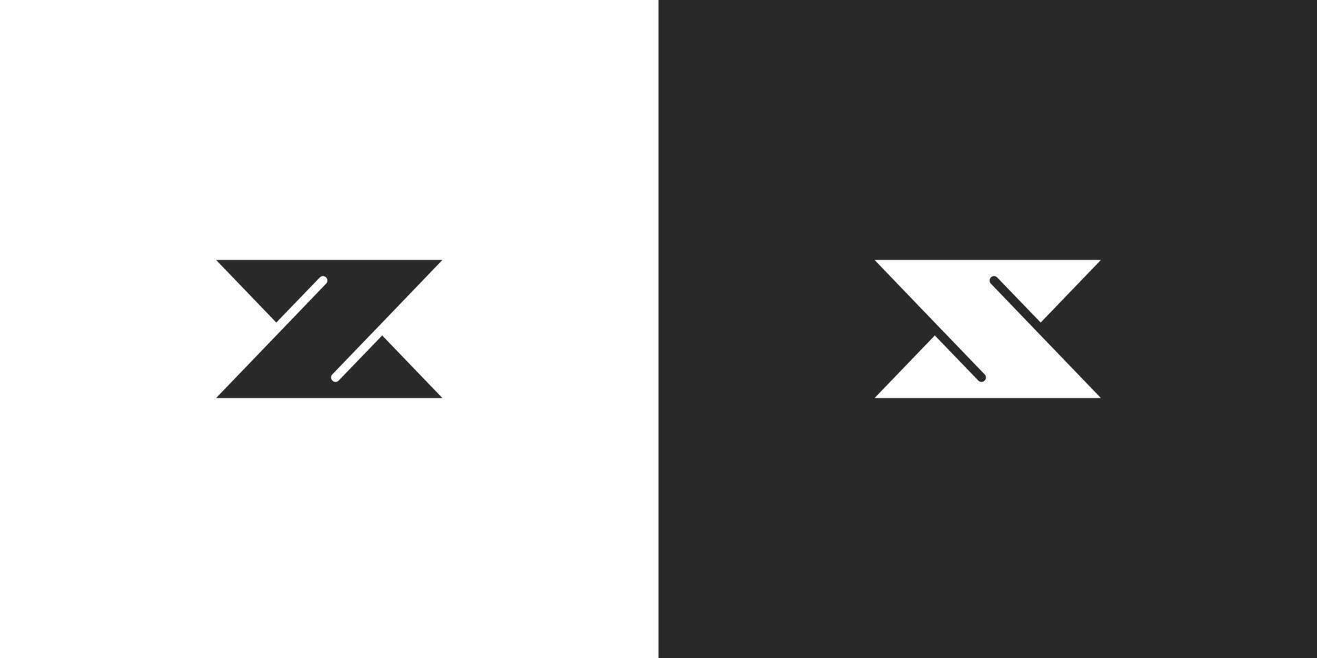 Letter s or z logo design vector