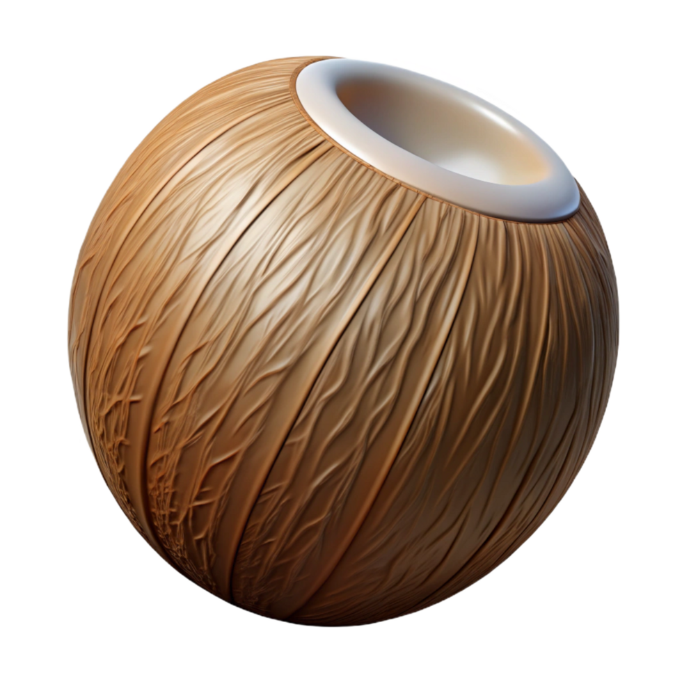 dramatic urban Coconut NO BACKGROUND with Transparent Background. exclusive png