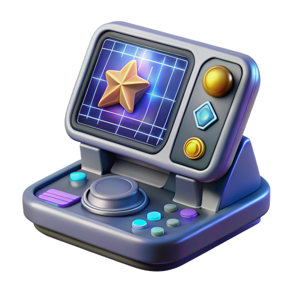 dazzling dreamy modern Spaceship navigation console with holographic star chart. NO BACKGROUND with Transparent Background. expertly shot png
