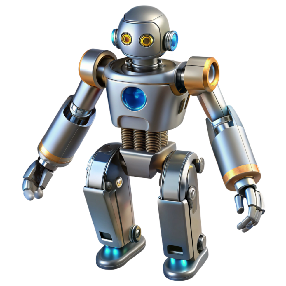 spectacular melancholic gothic Robotic exoskeleton with hydraulic actuators NO BACKGROUND with Transparent Background. flawless png