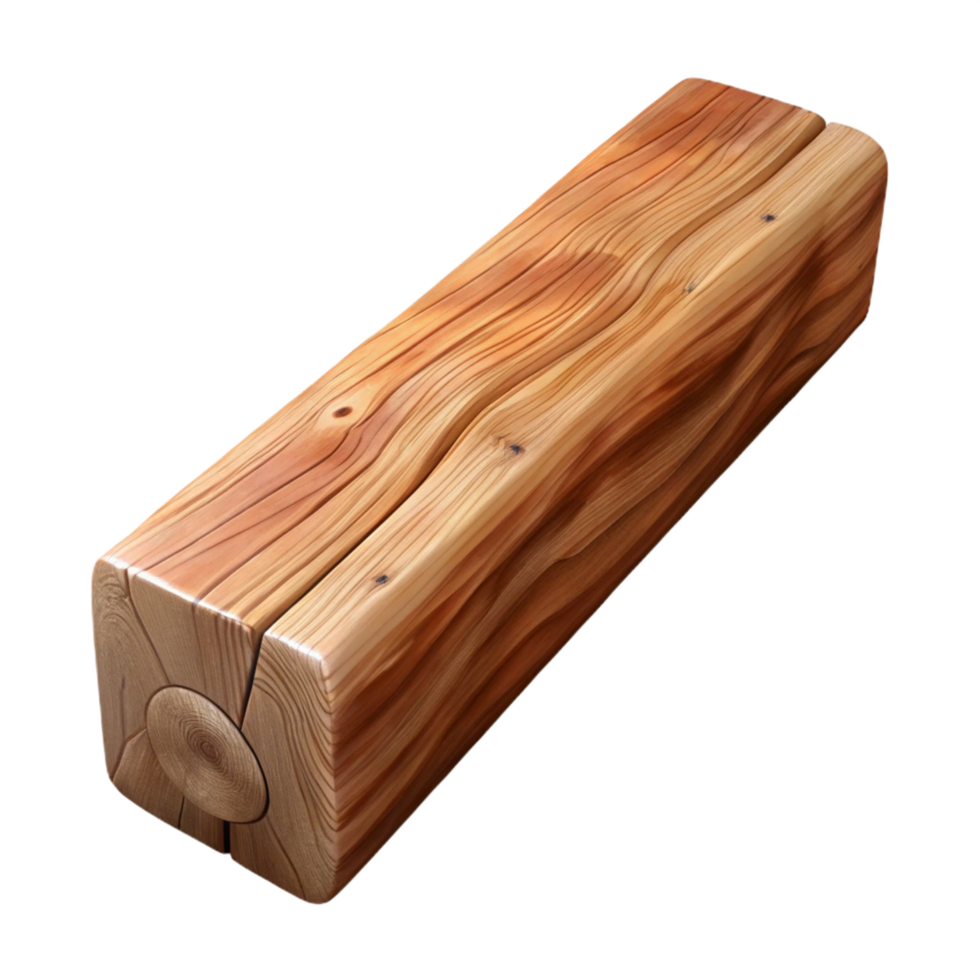 sumptuous mysterious impressionist Wooden beam, weathered grain, NO BACKGROUND with Transparent Background. original png