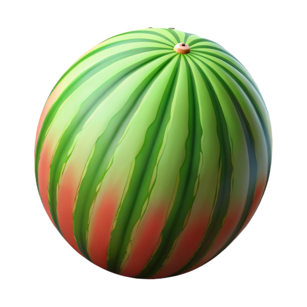 exceptional urban One whole watermelon NO BACKGROUND with Transparent Background. authentic png