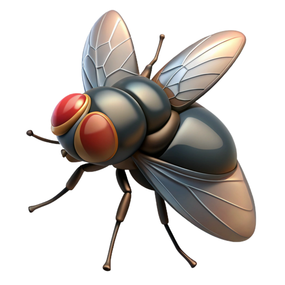dramatic mysterious retro A Housefly. NO BACKGROUND with Transparent Background. exclusive png