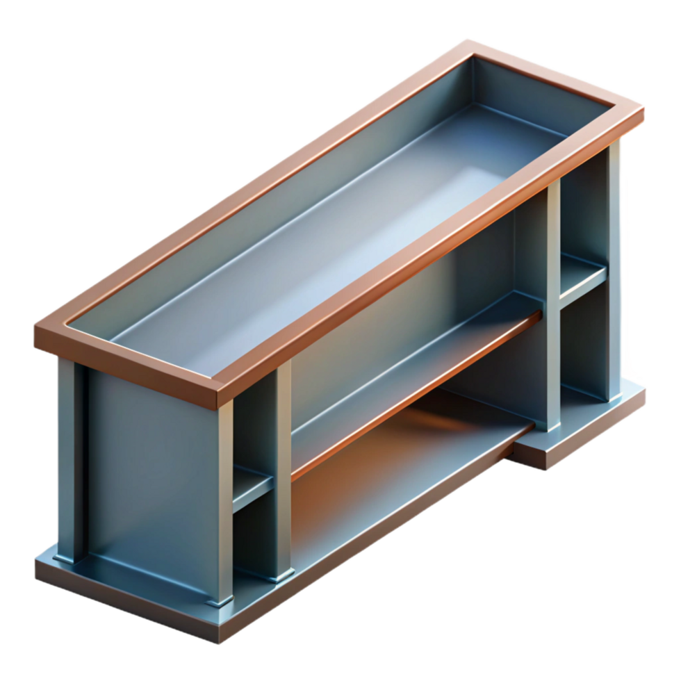 alluring distinctive Steel beam, industrial construction, NO BACKGROUND with Transparent Background. png