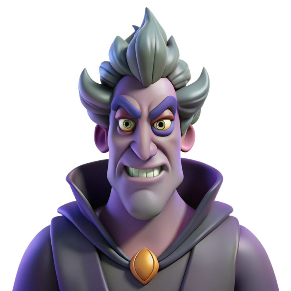 captivating memorable Hades, God of the Underworld, stern expression, NO BACKGROUND with Transparent Background. png