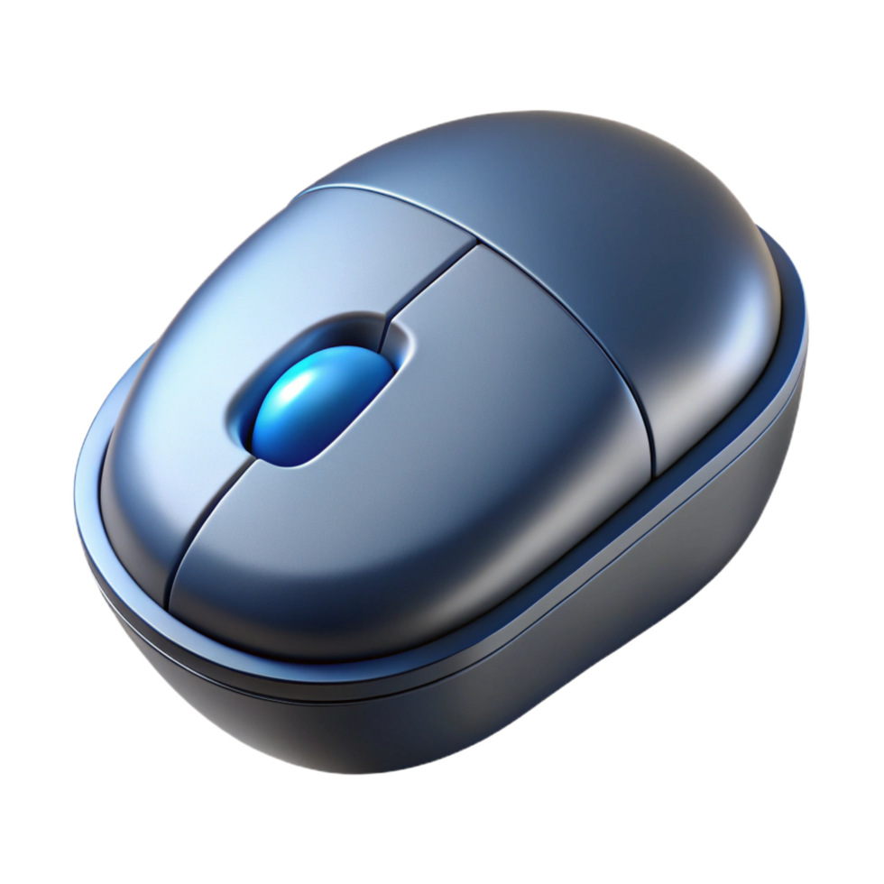 bold captivating Computer mouse, wireless, optical sensor NO BACKGROUND with Transparent Background. refined png