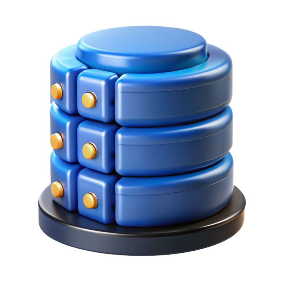 dynamic sumptuous A data center hard drive array. NO BACKGROUND with Transparent Background. expertly shot png