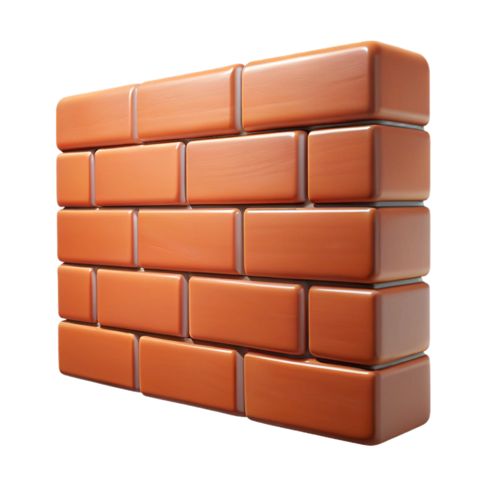 beautiful acclaimed Brick wall pattern detail, NO BACKGROUND with Transparent Background. png