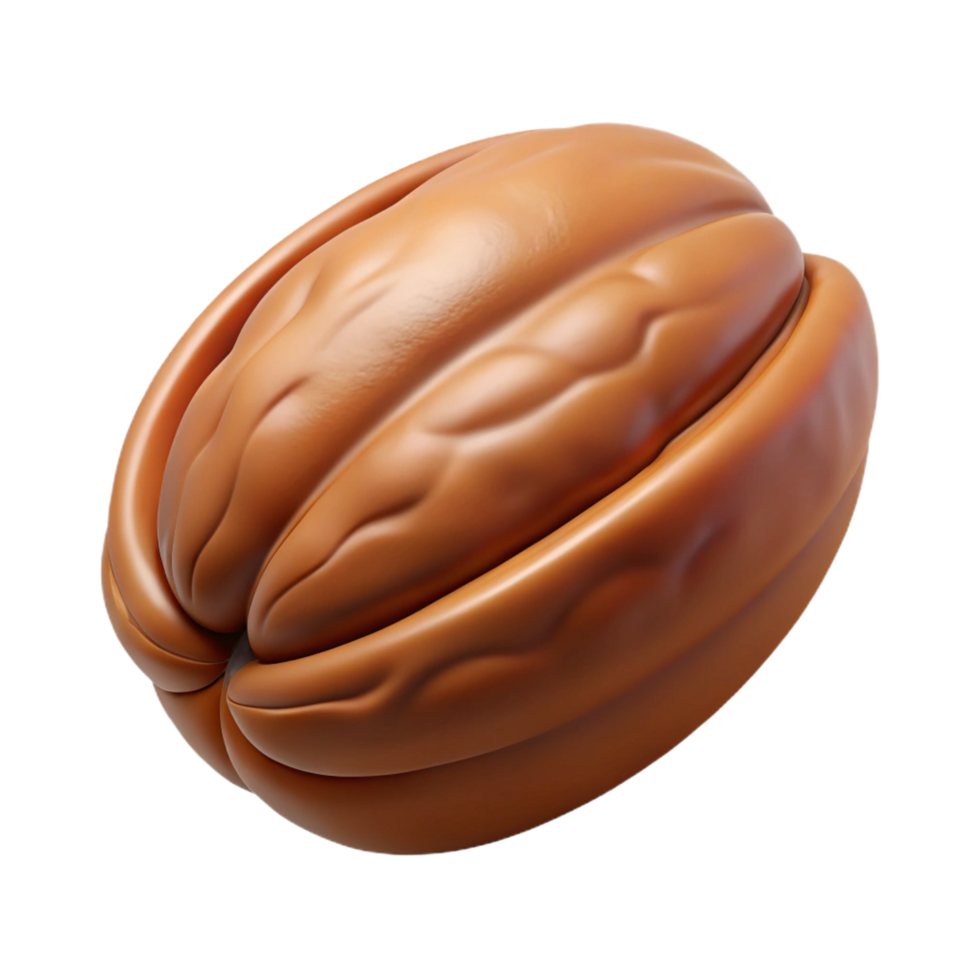 breathtaking passionate gothic Pecan nut in shell NO BACKGROUND with Transparent Background. luxury png