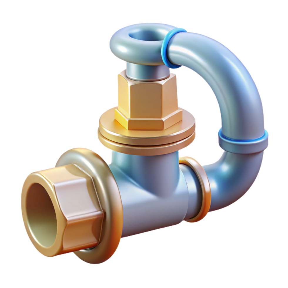 bold impressive Technical illustration of a plumbing fixture NO BACKGROUND with Transparent Background. perfect clarity png