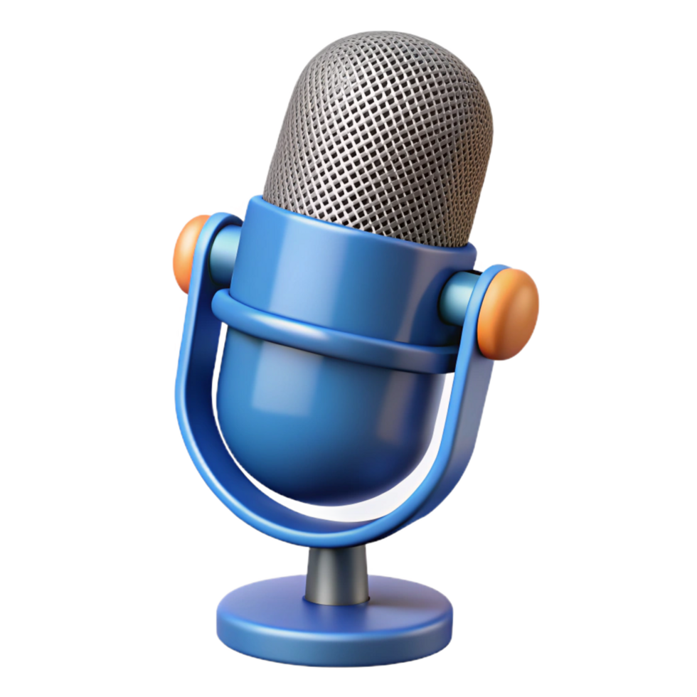stunning timeless A studio-quality microphone with pop filter. NO BACKGROUND with Transparent Background. png