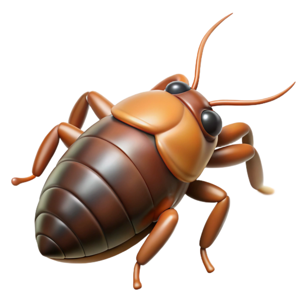beautiful whimsical geometric A hissing cockroach, NO BACKGROUND with Transparent Background. handcrafted png