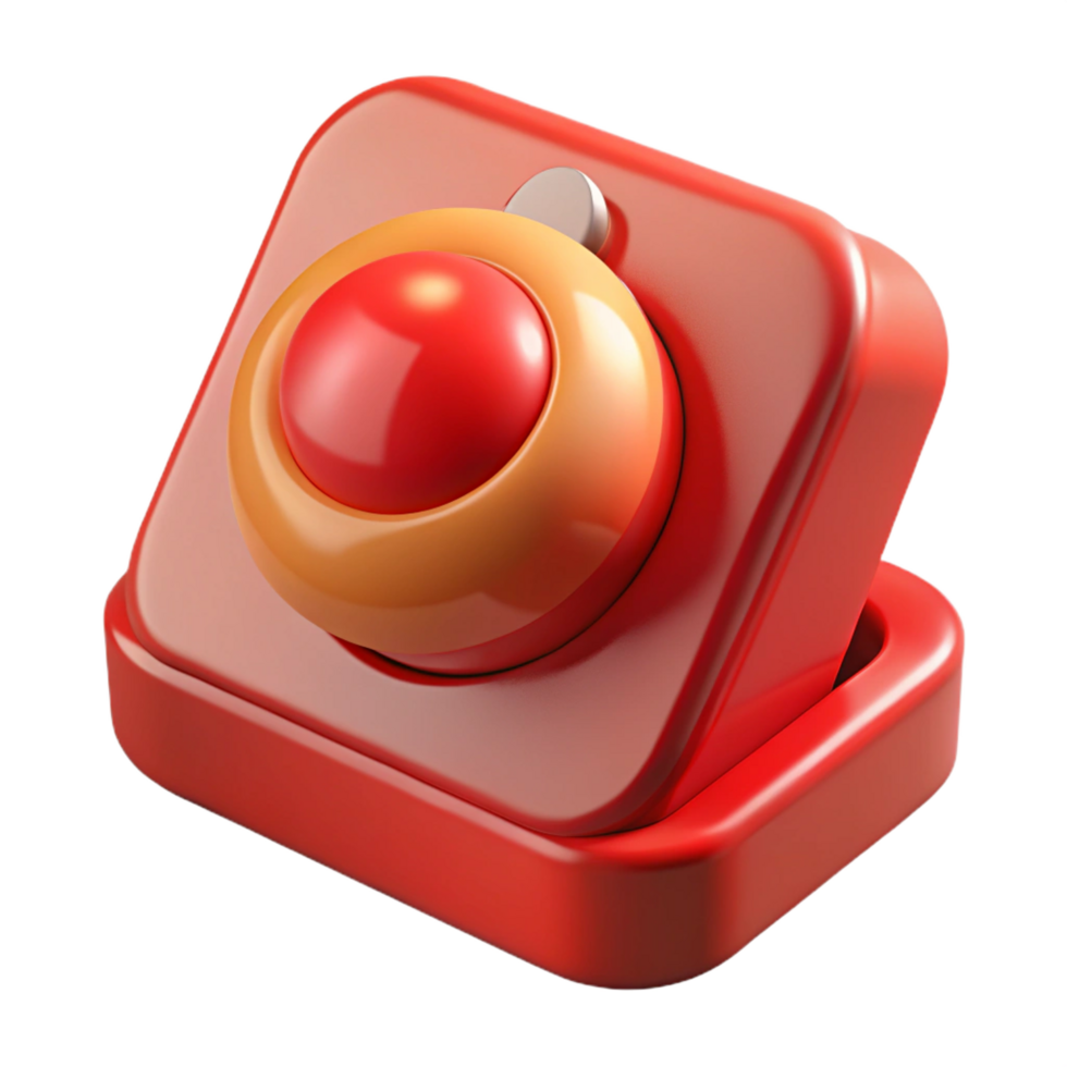 beautiful calm rustic Fire alarm pull station, red, emergency, NO BACKGROUND with Transparent Background. sharp png