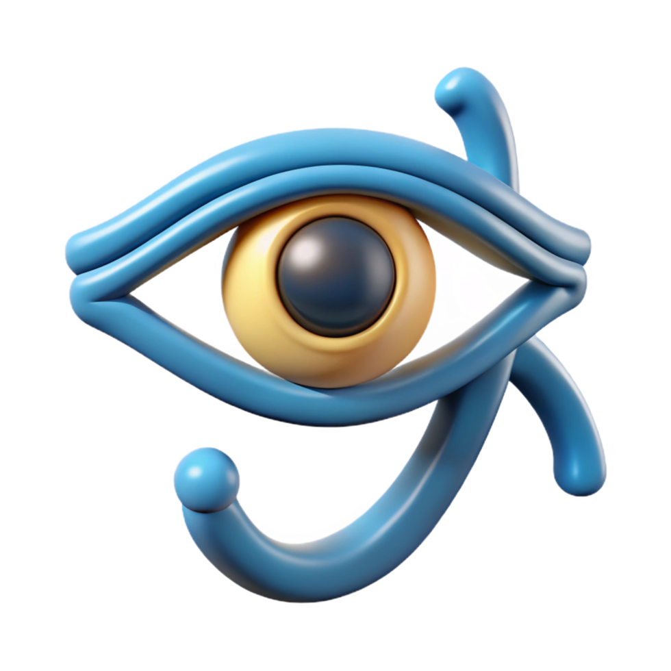 coveted gothic The Eye of Horus NO BACKGROUND with Transparent Background. high resolution png