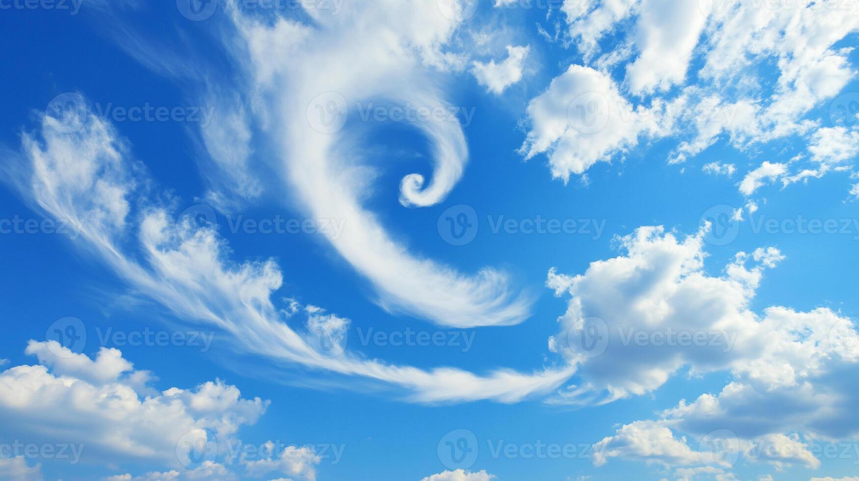 A cloud shaped like a smile is seen in the sky photo