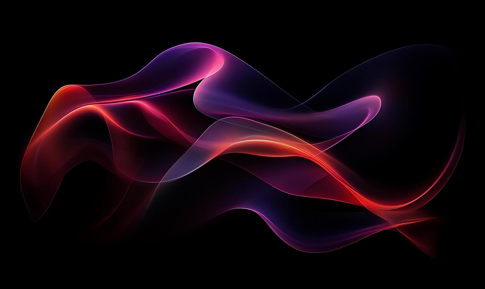 Abstract background with red and purple waves photo