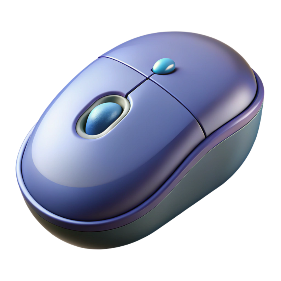 alluring elegant Computer mouse, wireless, optical sensor NO BACKGROUND with Transparent Background. museum quality png