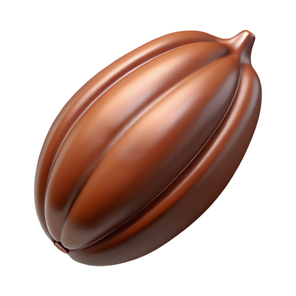 coveted renaissance Cocoa bean pod NO BACKGROUND with Transparent Background. refined png