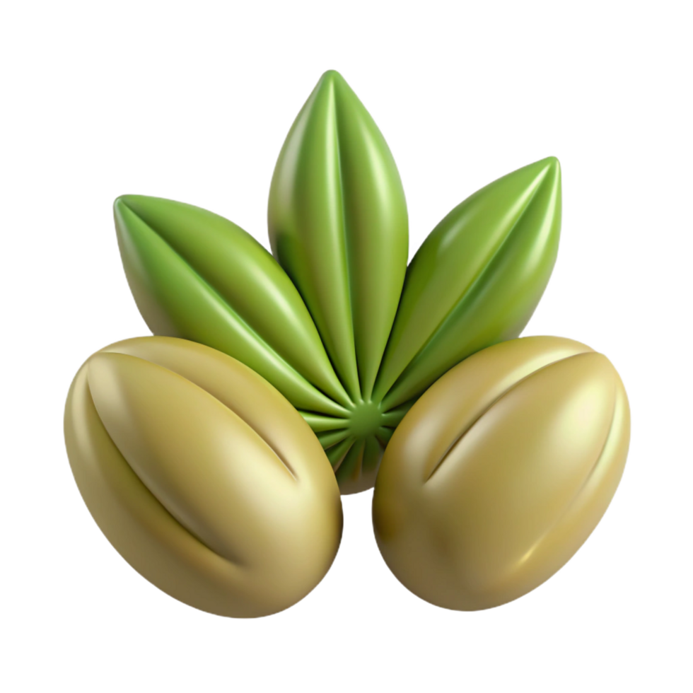 dreamy dazzling Hemp seed isolated NO BACKGROUND with Transparent Background. original png