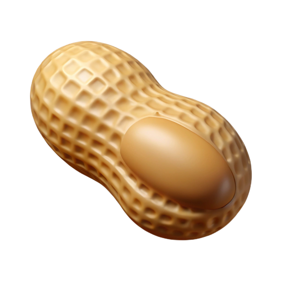 bold radiant Peanut in shell NO BACKGROUND with Transparent Background. original png