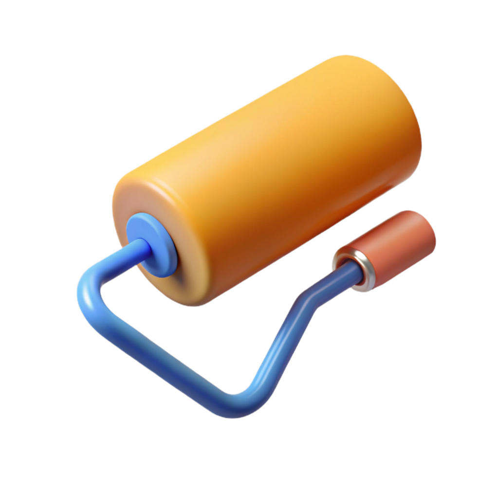 captivating coveted Paint roller NO BACKGROUND with Transparent Background. png