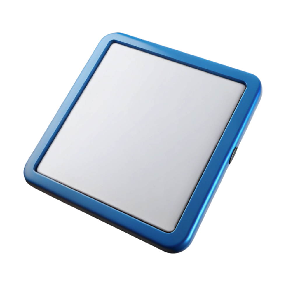 coveted avant-garde Tablet computer displaying a blank screen, NO BACKGROUND with Transparent Background. exclusive png