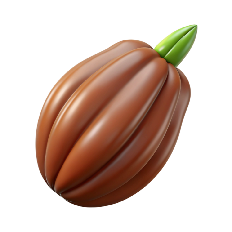 exquisite signature Cocoa bean pod NO BACKGROUND with Transparent Background. png